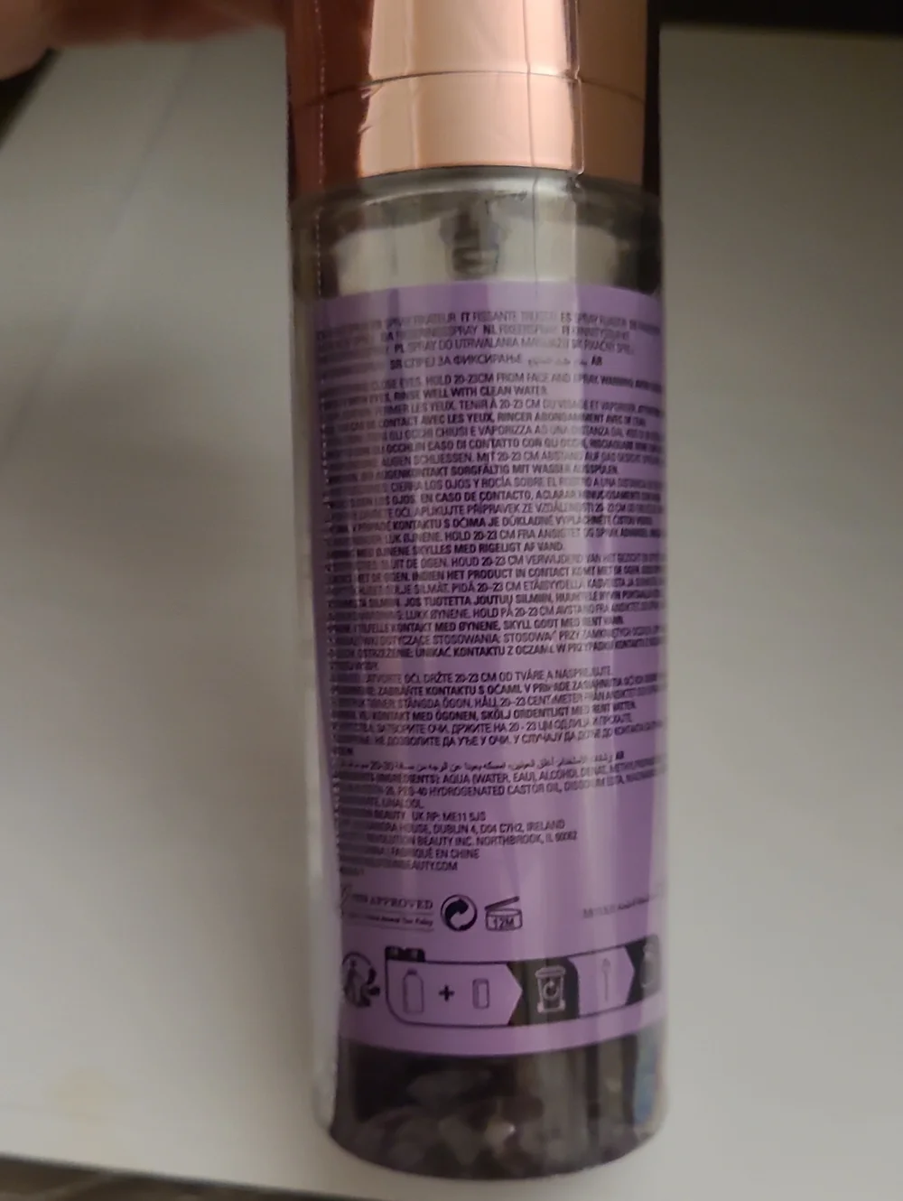 Revolution Calming Fix Amethyst Fixing Spray Enriched With Hyaluronic Acid